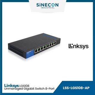 Linksys ลิงค์ซิส รุ่น LGS108-AP สวิตซ์ Unmanaged GIGABIT SWITCH 8-port