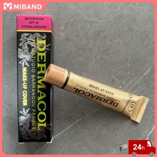 พร้อมส่ง DERMACOL Concealer liquid foundation High Coating for Makeup PK DW，ปกปิดรอยสิว ฝ้า กระ รอยแผลเป็น