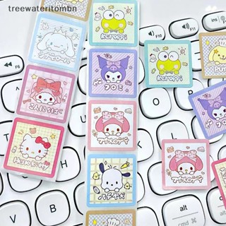 Tt สติกเกอร์เทปซีล ลายการ์ตูนอนิเมะ Sanrio Kawaii น่ารัก มีกาวในตัว สําหรับตกแต่งสมุดภาพ 500 ชิ้น ต่อม้วน