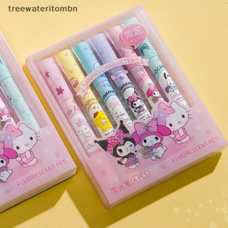 Tt Cute Sanrio ปากกาสี Kulomi Girl Heart High mbn อเนกประสงค์ 6 กล่อง