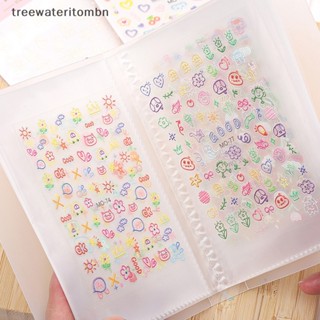 Tt สมุดอัลบั้มสติกเกอร์ สําหรับตกแต่งเล็บ DIY