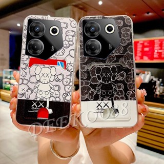 เคสโทรศัพท์มือถือ TPU แบบนิ่ม ลายน่ารัก สีดํา สําหรับ Tecno Camon 20 Pro Premier POVA 5 Pro X Free Fire 5G 4G 2023