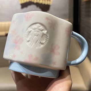 Starbucks แก้วกาแฟเซรามิค ลายซากุระแมนแดนซ์ สุภาพบุรุษ สําหรับออฟฟิศ