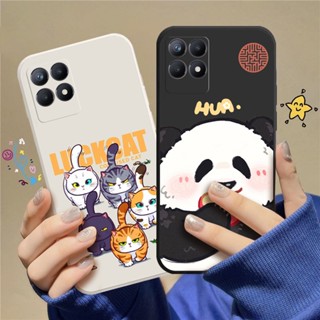 เคสโทรศัพท์มือถือแบบนิ่ม TPU ลายการ์ตูนแมว สําหรับ Realme 8i Realme Narzo 50 C_A8