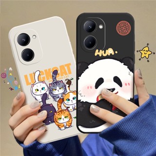 เคสโทรศัพท์มือถือแบบนิ่ม TPU ลายการ์ตูนแมว สําหรับ Realme C33 C_A8