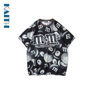 พร้อมส่ง เสื้อยืดคอกลม แขนสั้น พิมพ์ลายกราฟฟิค สีรุ้ง พลัสไซซ์ สไตล์เกาหลี วินเทจ สําหรับผู้ชาย และผู้หญิง