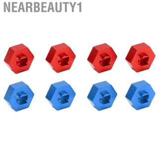 Nearbeauty1 4Pcs 12mm Hex Hub Drive Adapter For LaTrax 1/18 Car(Red )[Blue]