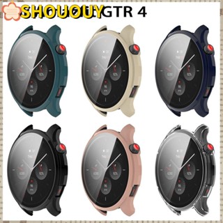 Shououy เคส PC กันกระแทก อุปกรณ์เสริม สําหรับ Amazfit GTR 4