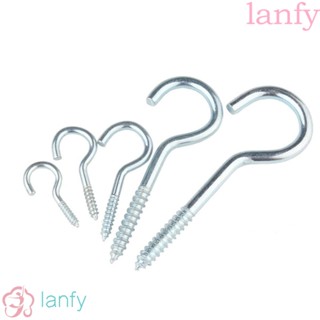 Lanfy ตะขอสเตนเลสสังกะสี เปิดตาแกะ สําหรับทําเครื่องหมายคําถาม