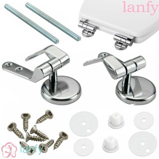 Lanfy บานพับที่นั่งชักโครก ไนล่อน พร้อมสกรูยึด แบบเปลี่ยน DIY