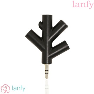 Lanfy อะแดปเตอร์แปลงเสียงหูฟัง Aux 3.5 มม. สุ่มสี