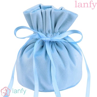 Lanfy ถุงบรรจุภัณฑ์ ผ้ากํามะหยี่ ขนาด 13x15 ซม. สําหรับใส่เครื่องประดับ ของขวัญแต่งงาน