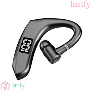 Lanfy หูฟังบลูทูธสเตอริโอดิจิทัล ลดเสียงรบกวน สแตนด์บายนาน Hd แบบเกี่ยวหู สําหรับเล่นกีฬา