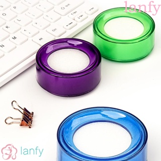 Lanfy อุปกรณ์ฟองน้ํา แบบพกพา สําหรับนับธนบัตร ซูเปอร์มาร์เก็ต