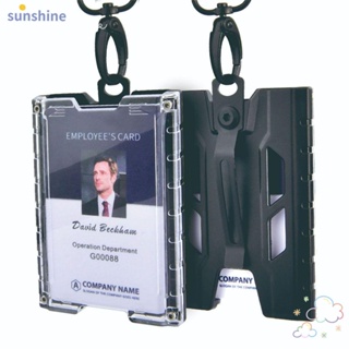 Ssunshine กระเป๋าสตางค์ อลูมิเนียม ทรงสลิม สไตล์มินิมอล สําหรับใส่บัตรเครดิต