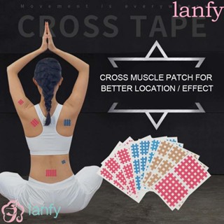 Lanfy เทปสติกเกอร์ มีกาวในตัว บรรเทาอาการปวดกล้ามเนื้อ สําหรับออกกําลังกาย