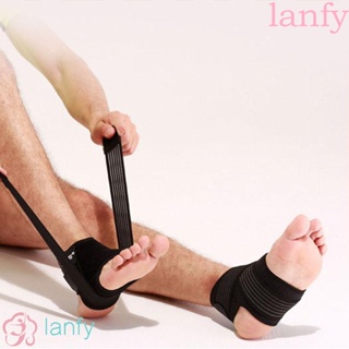 Lanfy สนับข้อเท้า ยืดหยุ่น เพื่อความปลอดภัย อุปกรณ์เสริม สําหรับเล่นกีฬา