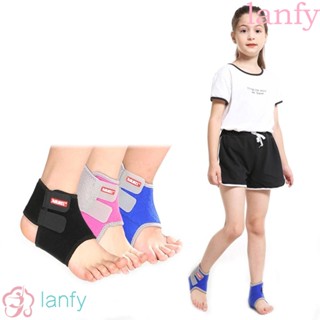 Lanfy สายรัดข้อเท้า ป้องกันข้อเท้า เหมาะกับเด็ก สําหรับออกกําลังกาย เล่นกีฬา ฟิตเนส กลางแจ้ง