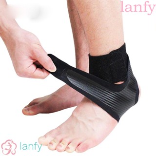 Lanfy สนับข้อเท้า แบบยืดหยุ่น อุปกรณ์เสริม สําหรับเล่นกีฬา ยิม