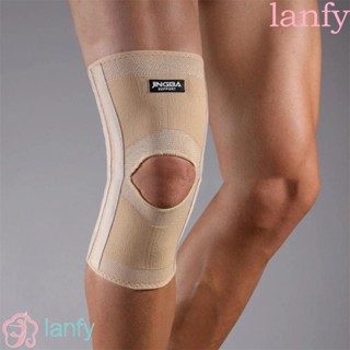 Lanfy สนับเข่า กันลื่น อุปกรณ์กีฬากลางแจ้ง สําหรับเดินป่า ฟุตบอล วิ่ง รั้งเข่า บาสเก็ตบอล