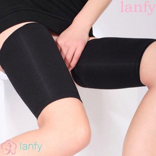 Lanfy สายรัดต้นขา ผู้หญิง ยืดหยุ่นสูง ฤดูร้อน ป้องกันการบีบอัด ชุดชั้นใน ป้องกันสะโพก สบาย ยืดหยุ่นสูง บางลง สายรัด หย่อนคล้อย ถุงเท้า