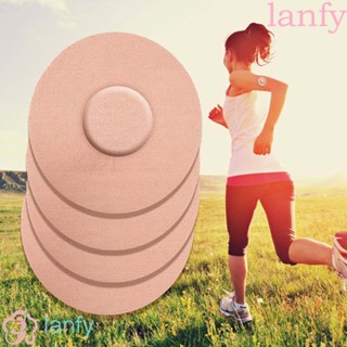 Lanfy แผ่นแพทช์เซนเซอร์ ยืดหยุ่น ไม่ต้องใช้ยาง สําหรับเล่นกีฬา