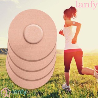 Lanfy แผ่นแพทช์เซนเซอร์ ยืดหยุ่น ไม่ต้องใช้ยาง สําหรับเล่นกีฬา