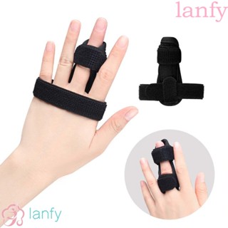 Lanfy เฝือกสวมนิ้วมือ บรรเทาอาการปวดข้อนิ้ว บาดเจ็บที่นิ้ว ข้อต่อ แพลงนิ้ว