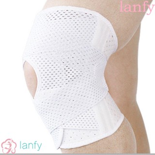 Lanfy สนับเข่า ตาข่าย ระบายอากาศ บรรเทาอาการปวดข้อต่อ ดูแลสุขภาพ มืออาชีพ กดดัน บาสเก็ตบอล อัพเกรด บีบอัด สนับเข่า