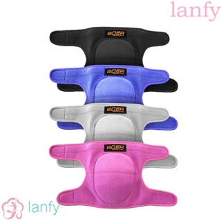 Lanfy สนับเข่า ฟองน้ําหนา กันลื่น เพื่อความปลอดภัย สําหรับเล่นกีฬา โยคะ เต้นรํา