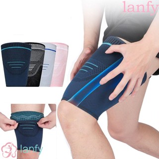 Lanfy ปลอกขา แบบนิ่ม กันลื่น ระบายอากาศ สําหรับเล่นกีฬา เล่นพิธีอุ่นขา