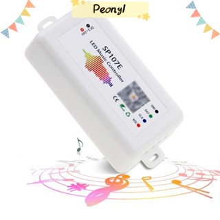 Pdony ตัวควบคุมสายไฟ LED SP105E SP107E SP108E DC5-24V บลูทูธ WIFI พร้อมไมโครโฟนในตัว สําหรับแถบไฟ LED WS2812B WS2811