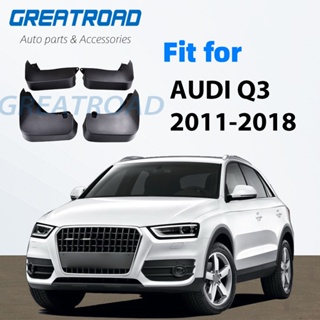 บังโคลนหน้า หลังรถยนต์ อุปกรณ์เสริม สําหรับ Audi Q3 8U 2011-2018 2012 13 14 15 16 4 ชิ้น