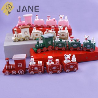 Jane รถไฟพลาสติก สําหรับตกแต่งบ้าน ปาร์ตี้คริสต์มาส