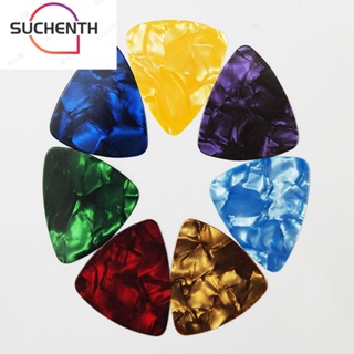 Suchenth ปิ๊กกีตาร์เซลลูลอยด์ สุ่มสี 10 ชิ้น