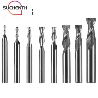 Suchenth ขายดี ดอกกัดมิลลิ่ง 1-12 มม. 1/5 ชิ้น|เครื่องมือตัดมิลลิ่ง ตัดไม้