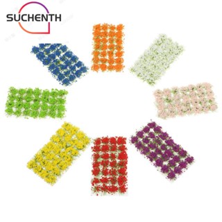 Suchenth โมเดลกระบะทรายหญ้าจิ๋ว อุปกรณ์เสริม สําหรับตกแต่งภูมิทัศน์ 28 ชิ้น ต่อกล่อง