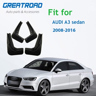 บังโคลนหน้า หลัง อุปกรณ์เสริม สําหรับ AUDI A3 sedan 2008-2016 2009 10 11 12 13 14 15