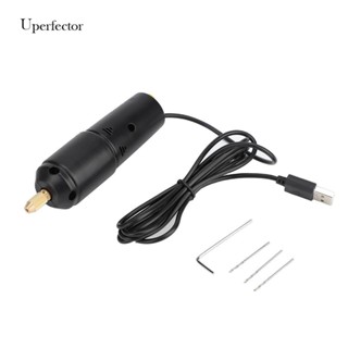 [Uperfector.th] สว่านมือไฟฟ้า ขนาดเล็ก 18W DC 5V ไมโคร USB พร้อมดอกสว่าน 3 ชิ้น AU