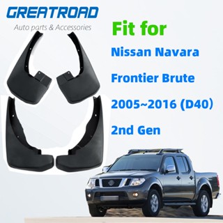 บังโคลน อุปกรณ์เสริม สําหรับ Nissan Navara Frontier Brute D40 2005~2016 2006 2007 2008 2009