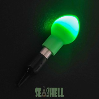 [Seashell02.th] แท่งไฟลอยน้ํา 3D น้ําหนักเบาพิเศษ ควบคุมความไวแสง สําหรับตกปลากลางคืน 2 ชิ้น