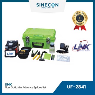 Link(ลิ้งค์) เครื่องต่อเชื่อมไฟเบอร์ออฟติก UF-2841 F.O. PROFESSIONAL FUSION SPLICER SET (แทน UF-2842) เครื่อง Fusion Spl