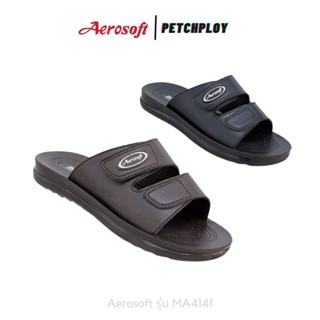 Aerosoft รุ่น MA4141 รุ่นใหม่!! รองเท้าแตะผู้ชายแบบสวม แอโร่ซอฟ เบอร์ 39-44 รุ่น MA4141