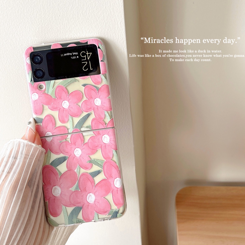 【เคสพับได้】เคสแข็ง Pc สองชิ้น สําหรับ SAMSUNG Z Flip 5 4 3 (HM) - รูปที่ 7