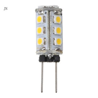 Jn G4 15 SMD หลอดไฟ LED ชิป 3528 สีขาวอบอุ่น สําหรับโคมไฟ DC 12V 3200k