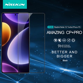NILLKIN ฟิล์มกันรอยหน้าจอ กันรอยขีดข่วน 9H สําหรับ Xiaomi Redmi Note 12 Turbo POCO F5 Amazing CP+Pro 0.33 มม. 2.5D