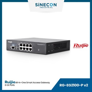 Ruijie(รูยเจีย) Smart Access Gateway รุ่น RG-EG2100-P | All-in-one Smart Access Gateway, 8 GE ports