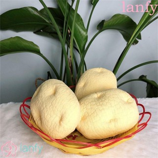 Lanfy ตุ๊กตายัดนุ่น รูปผัก มะเขือยาว ข้าวโพด น่ารัก ของเล่นสําหรับเด็ก