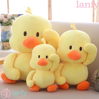 Lanfy หมอนตุ๊กตาเป็ดน้อยน่ารัก สีเหลือง อบอุ่น ของขวัญวันเกิด สําหรับเด็กผู้หญิง