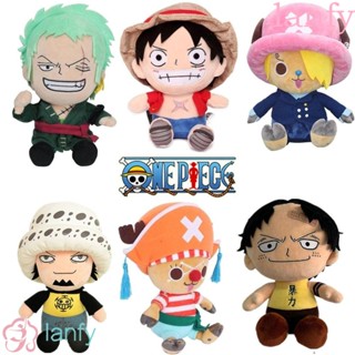 Lanfy ของเล่นตุ๊กตาคอสเพลย์ Ace Monkey D Luffy Zoro Chopper ขนาด 25 ซม.